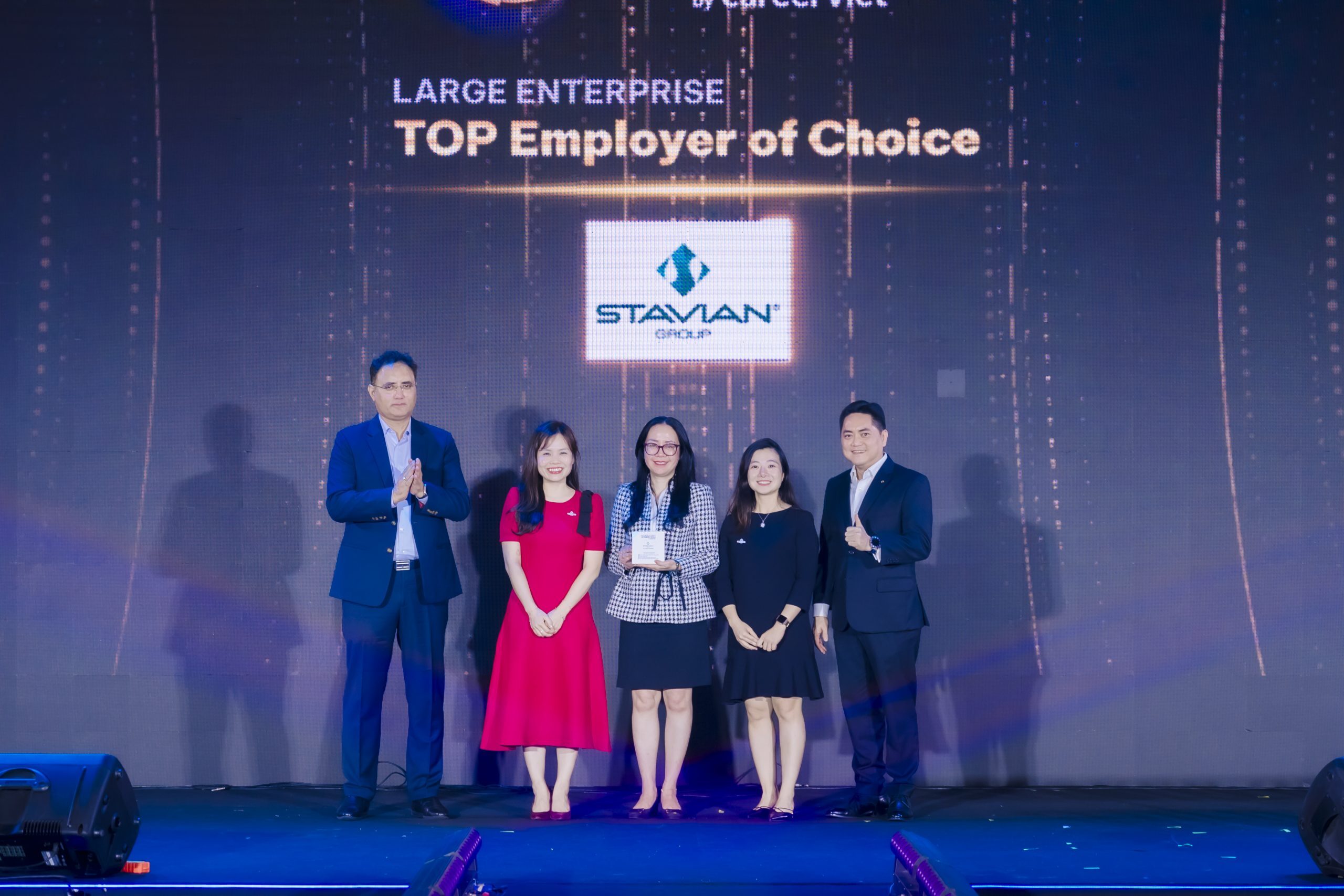 Tập đoàn Stavian lọt Top 1 Nhà Tuyển dụng được yêu thích năm 2024 bởi ứng viên ngành Sản xuất bình chọn bởi Career Việt