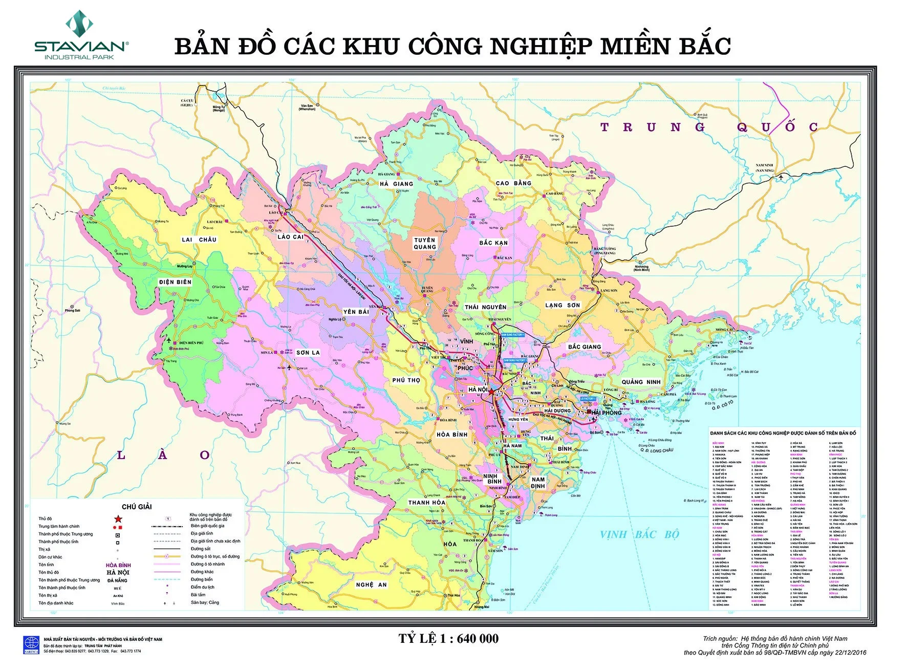 Northern Vietnam Industrial Parks: Major IPs & 2025 Investment Opportunities 9 Bản đồ các khu công nghiệp miền Bắc