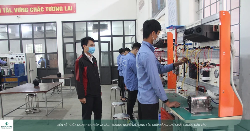 Liên kết giữa doanh nghiệp và các trường nghề tại Hưng Yên giúp nâng cao chất lượng đầu vào